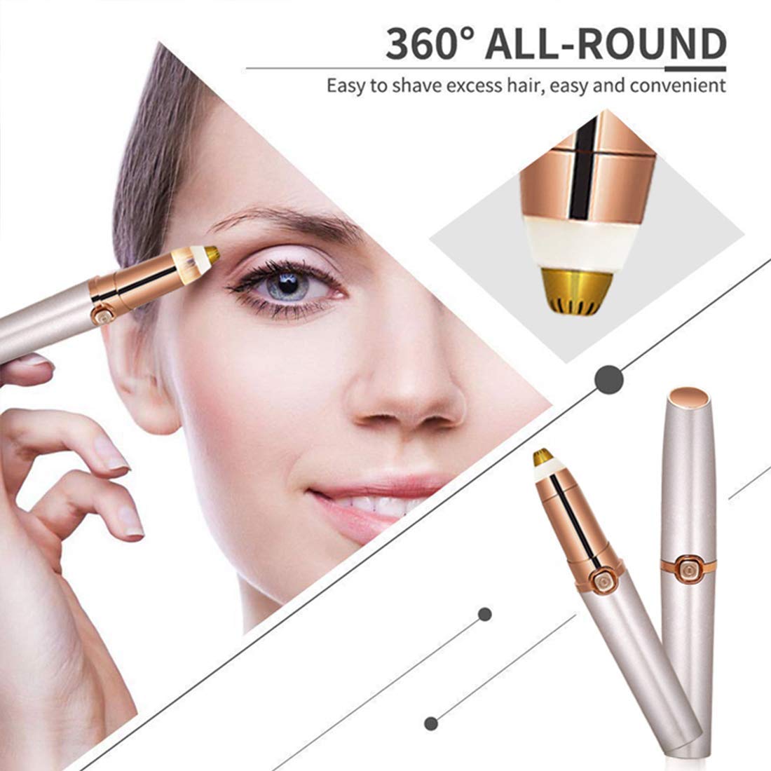 portable eyebrow hair remover