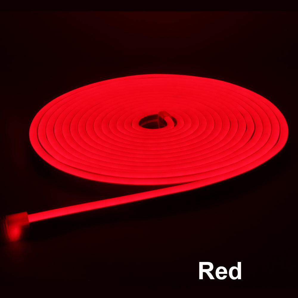 DC12V - LED Strip - RGB - Neon - LED Light - Waterproof - Flexible - Bendable - 5M - 16ft - Decorative For Room - Home Decoration - Gaming PC - Bedroom - Kitchen By GULF LED HOUSE