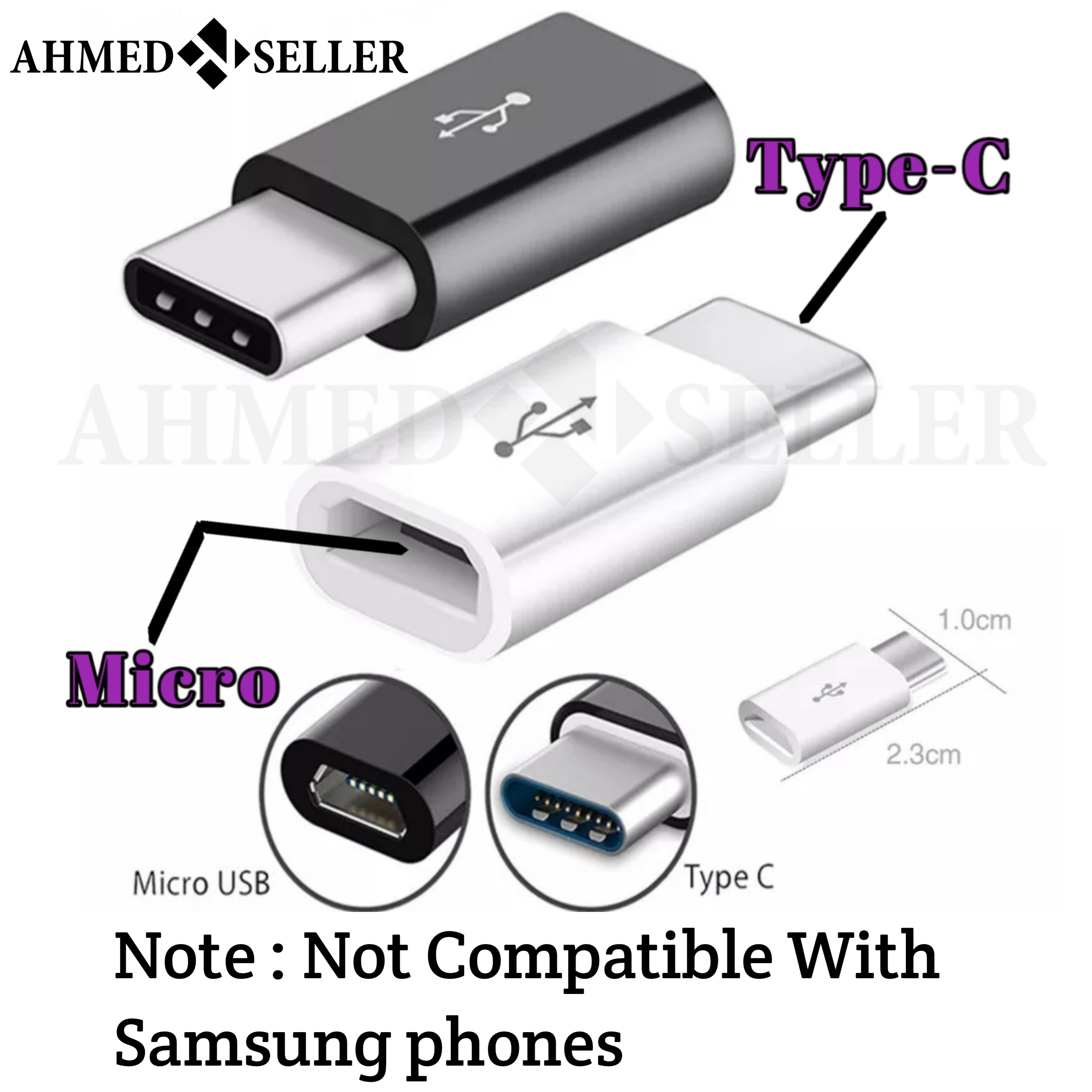 Type C OTG to USB 3.0 Adapter High Speed Data Transfer for Mobile Phone and Laptop
