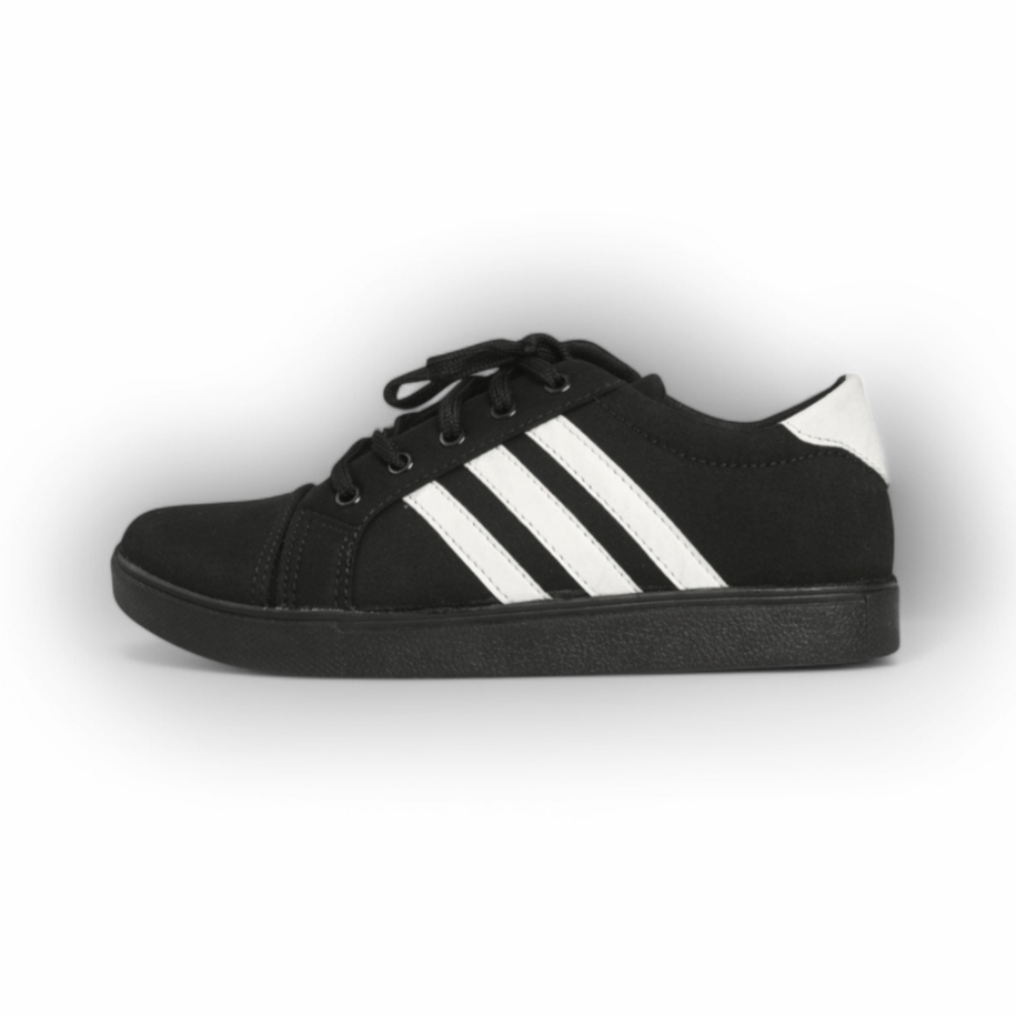 Latest 2025 Trendy casual Black sneaker,Light weight fashion sheos black lace running walking shoes