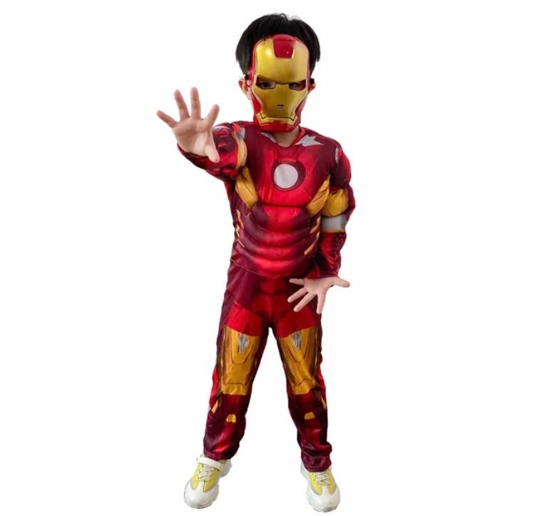 Ironman Costume For Kids Of 3 To 10 Years.