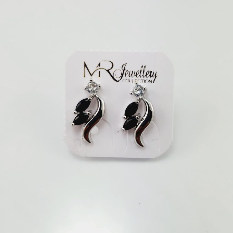 Small silver ear studs for girls fine fashion jewellery