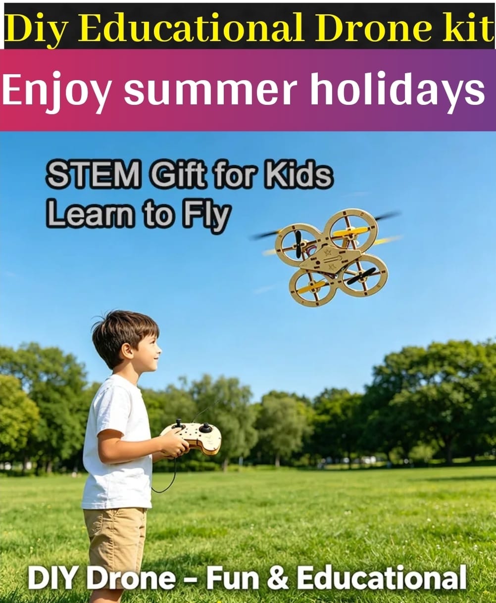 Diy wooden drone project best educational learning kit