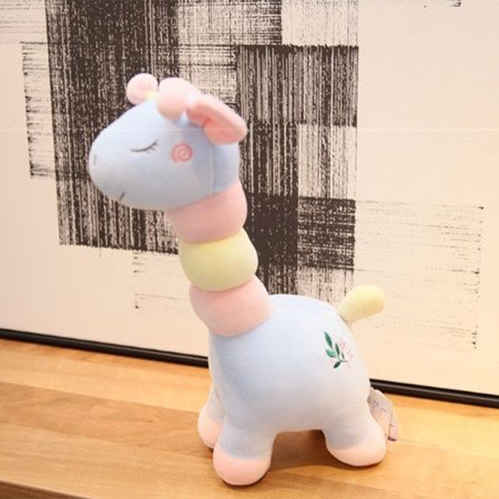 Non-Toxic Giraffe Toy Adorable Colorful Giraffe Plush Toy Soft Stuffed Animal For Kids