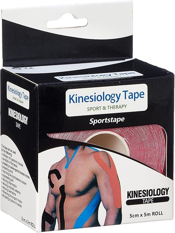 Visland Kinesiology Tape, Waterproof Adhesive Sport Tape for Pain Relief, Cotton Elastic Athlete Tape for Exercise Fitness Muscle & Joints Support