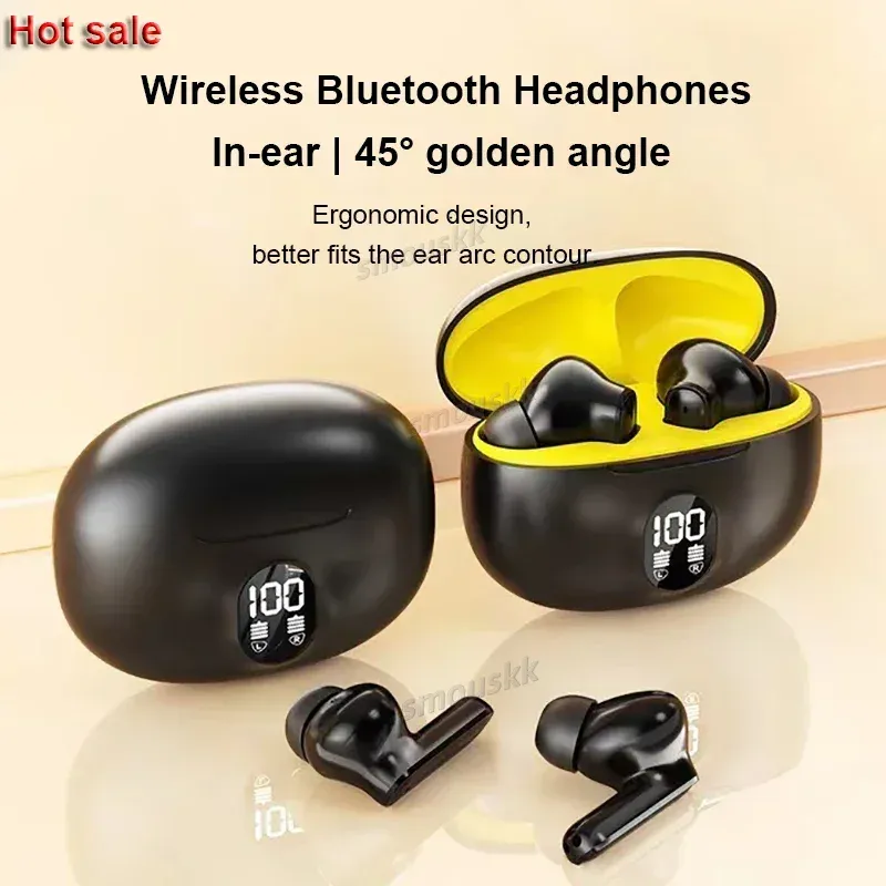 TWS Air_pods_ with Super Sound & High Quality Touch Sensors True Stereo Headphones with Built in Mic 10m Transmission Bluetooth Wireless Earbuds , Chargng Case Sport Headset for all Bluetooth Smart devices