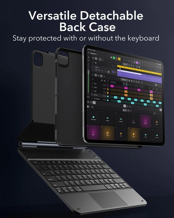 ESR iPad Pro 13inch (2024) M4 Rebound Magnetic Keyboard Case 360 with portrait and landscape modes 20 1a756e83a34bd9db18385a0abdcb19cf