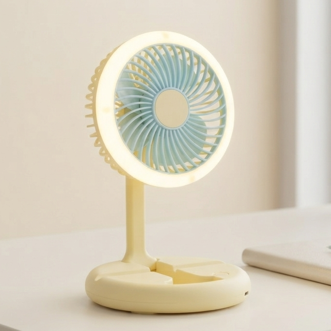 Premium Portable Hand Fan Collection - Rechargeable USB Desktop & Handheld Mini Fans for Home Office Travel