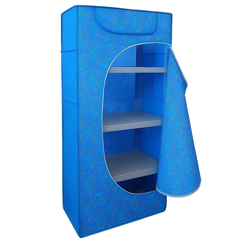 Large 5 Shelves Folding Wardrobe Mama Love For Kids HC-F046