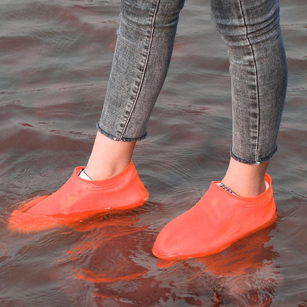 Silicone Waterproof Non-Slip Reusable Rain Shoe Covers – Durable & Protective
