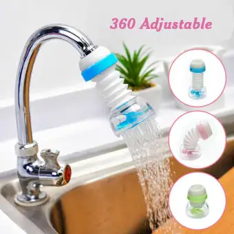 360 Degree Rotating Faucet Aerator Telescopic Anti Splash Water