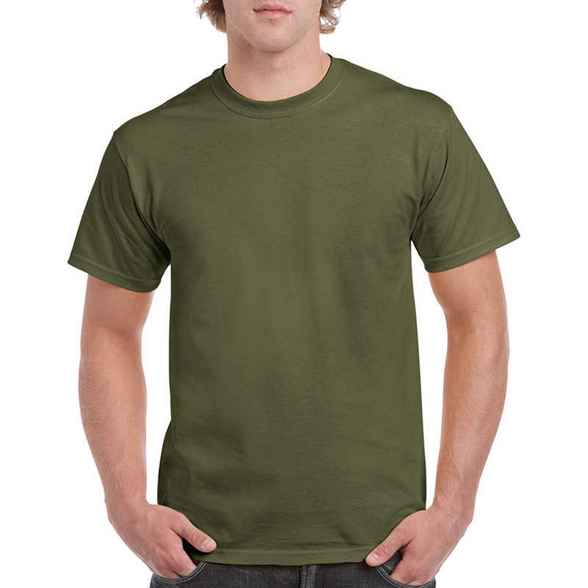 ARMY GREEN HALF SELEEVE tshirt for new 