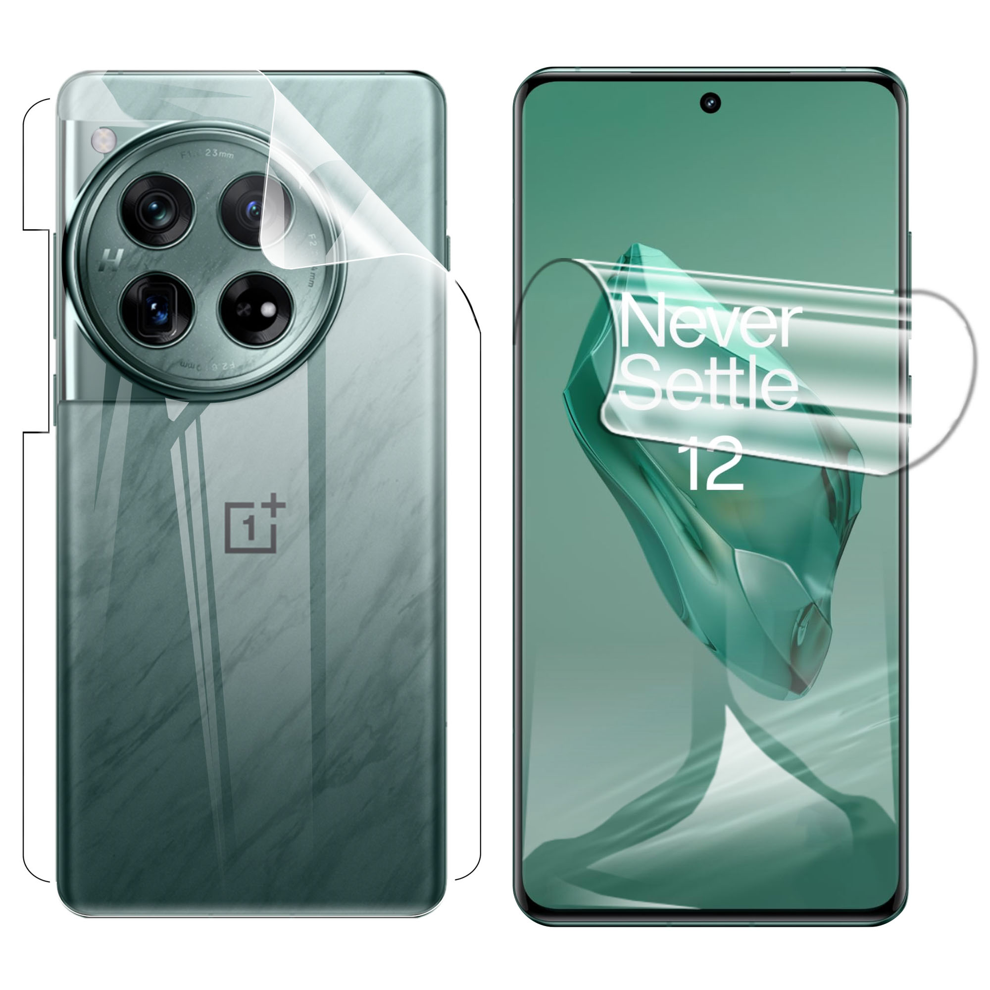 thumbnail image 2 of Hydrogel Screen Protector For OnePlus 12 – Full Coverage Soft Gel Film 3 Layer Kit 2 of 6