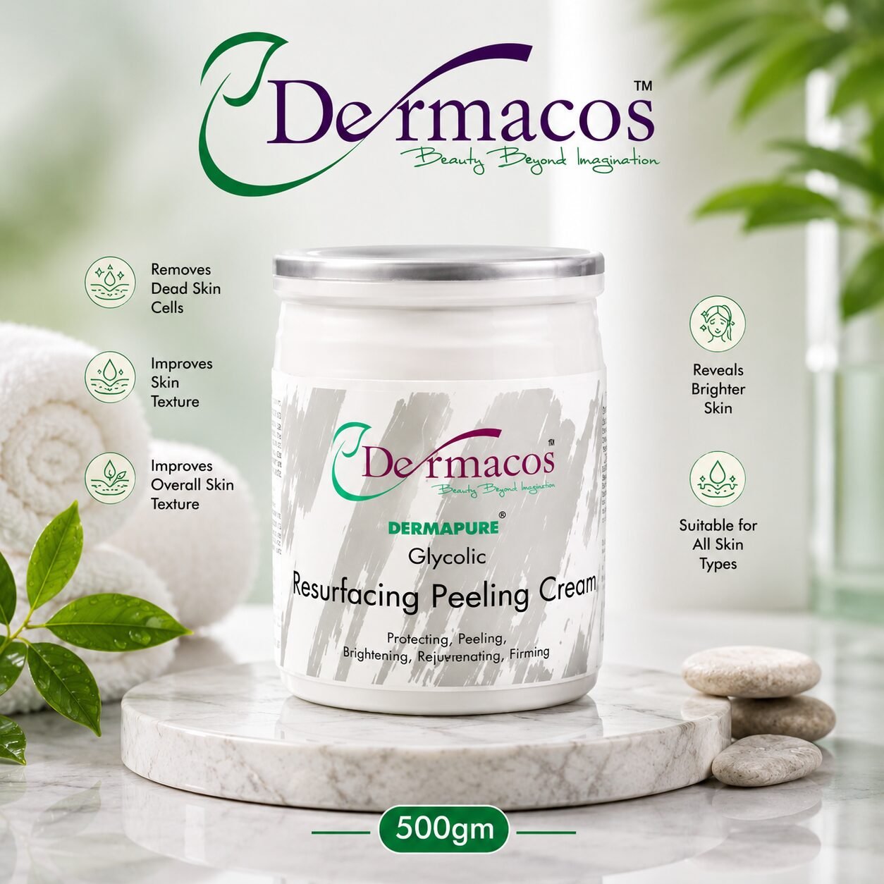 Resurfacing Peeling Cream (500gm) | Facial Exfoliating Care