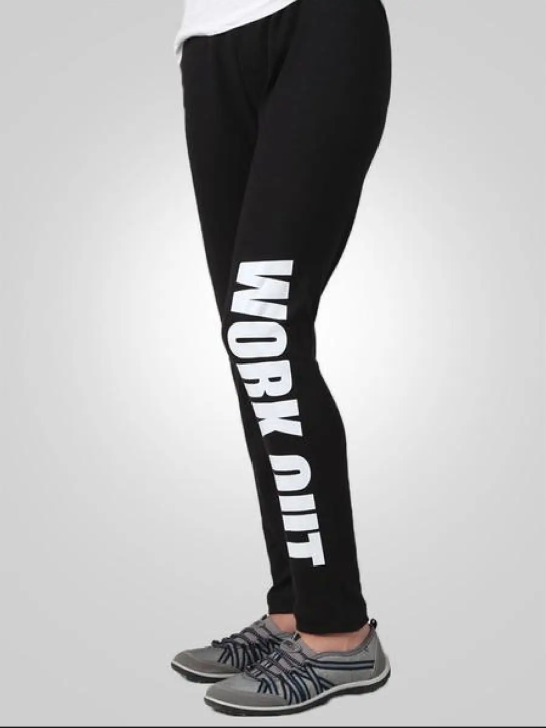 Summer Black Gym Workout Printed Trouser For Mens&Womens