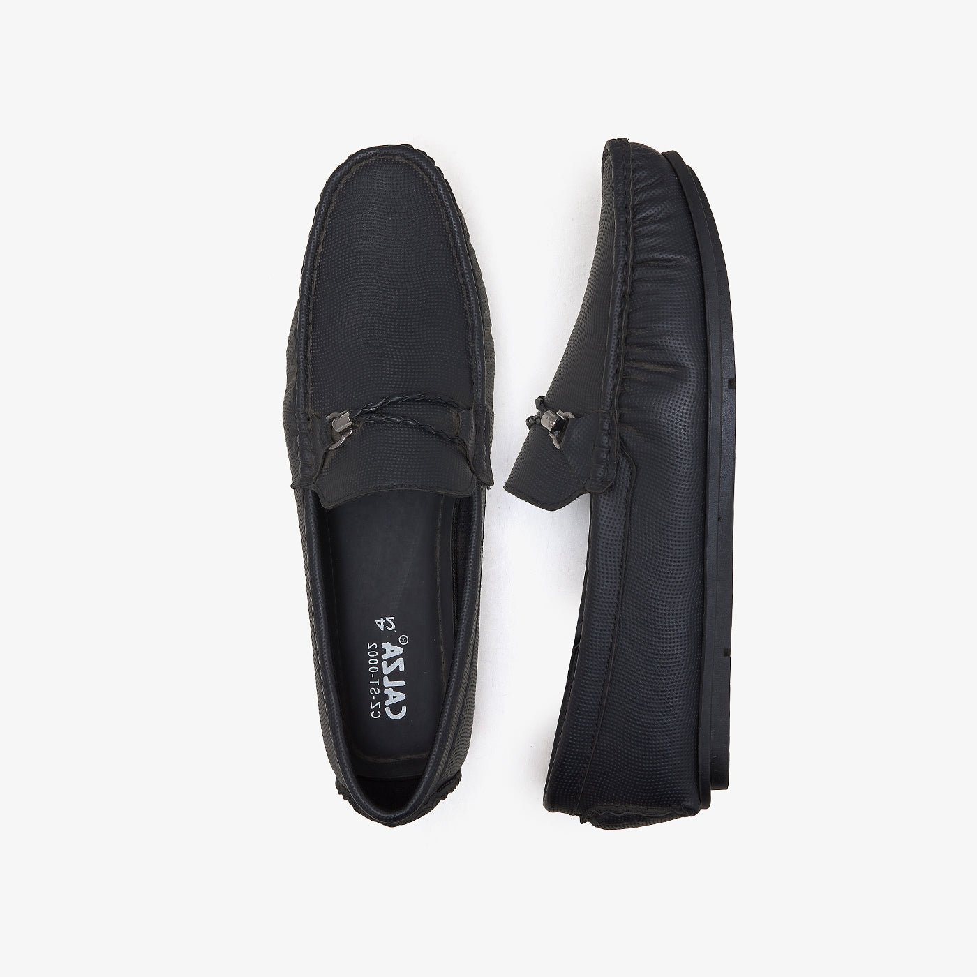 Calza Men's Metal Buckle Loafers For Men - Shoes For Men
