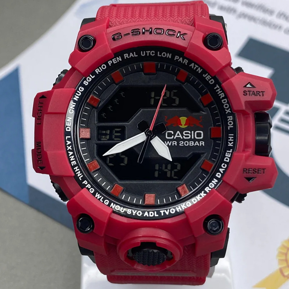 Sports Multi Functional Best Quality Dual Time Sports Watch for Men Mud and Water-Resistant Digital Display Boys Sports Watch