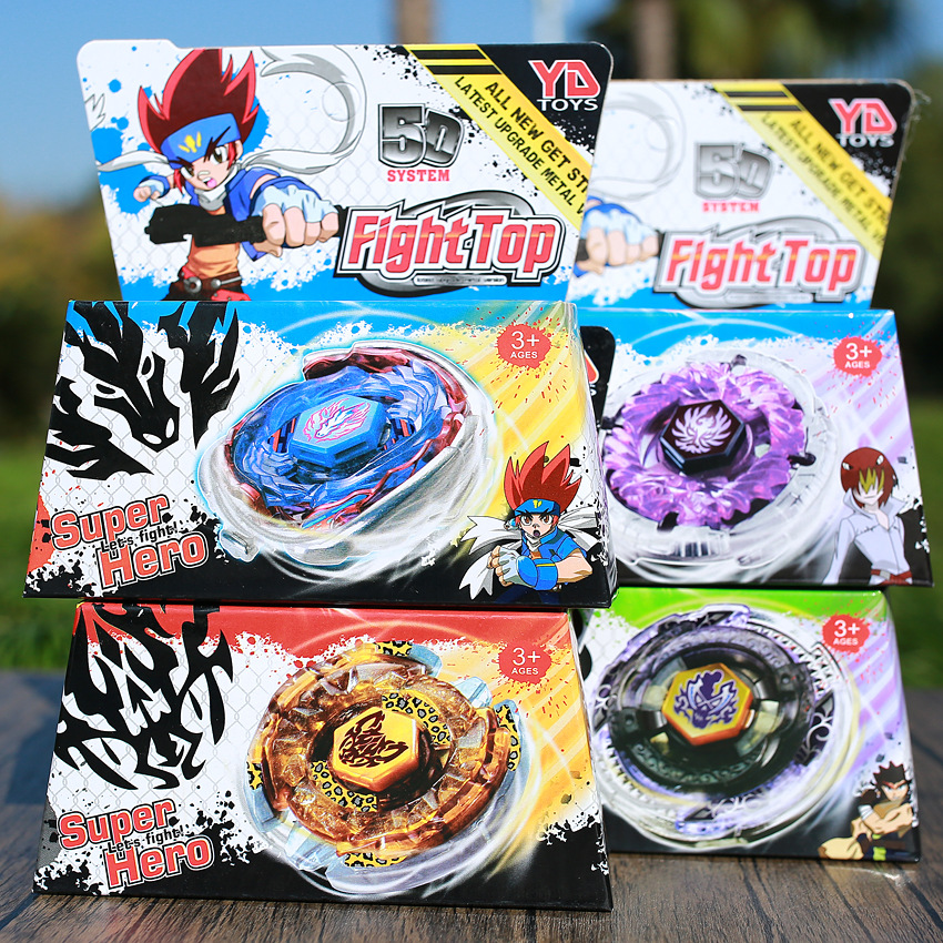 Takara Tomy Super Hero Battle Top Beyblade Burst Fusion Masters Rapidity Top with Launcher for Boys, Metal Fusion 6D System Spinning Top with Launcher, New Fantasy Battle Toy for Kids 3+ Years
