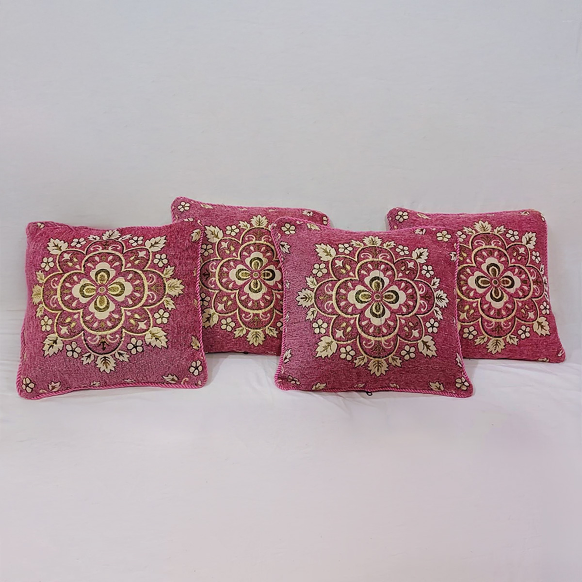 Velvet Cushion Cover Set 5 Pcs Soft Durable Decorative Sofa and Bed Pillowcases