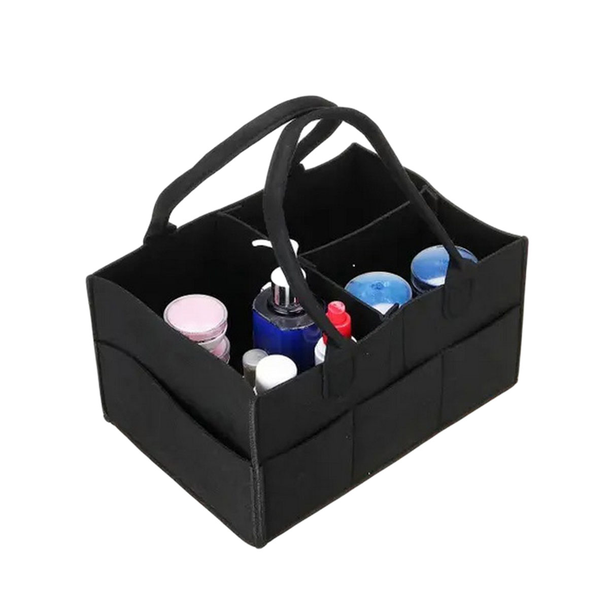 Baby Diaper Caddy Organizer Grey