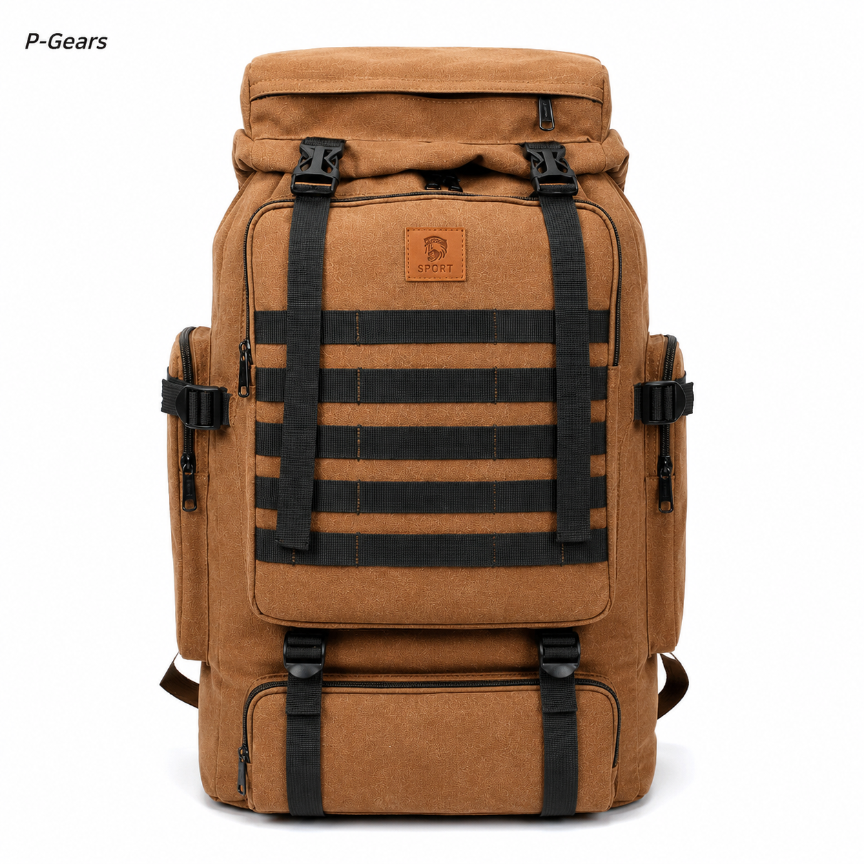 P Gears 60L Only Military Tactical Backpack with Water Proof Laptop Bag for Traveling, Hiking, Camping, Office, Gym, and College, bag boys, accessories travelling bags, bags for clothes travelling