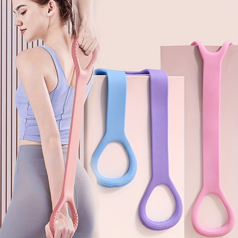 1pcs High-Elastic Resistance Bands for Fitness & Elastic Yoga Resistance Band for Back Stretch - Exercise - Multifunctional Figure 8 Chest Expander with Non-Slip Massage Handles for Home & Gym Workouts price in Pakistan