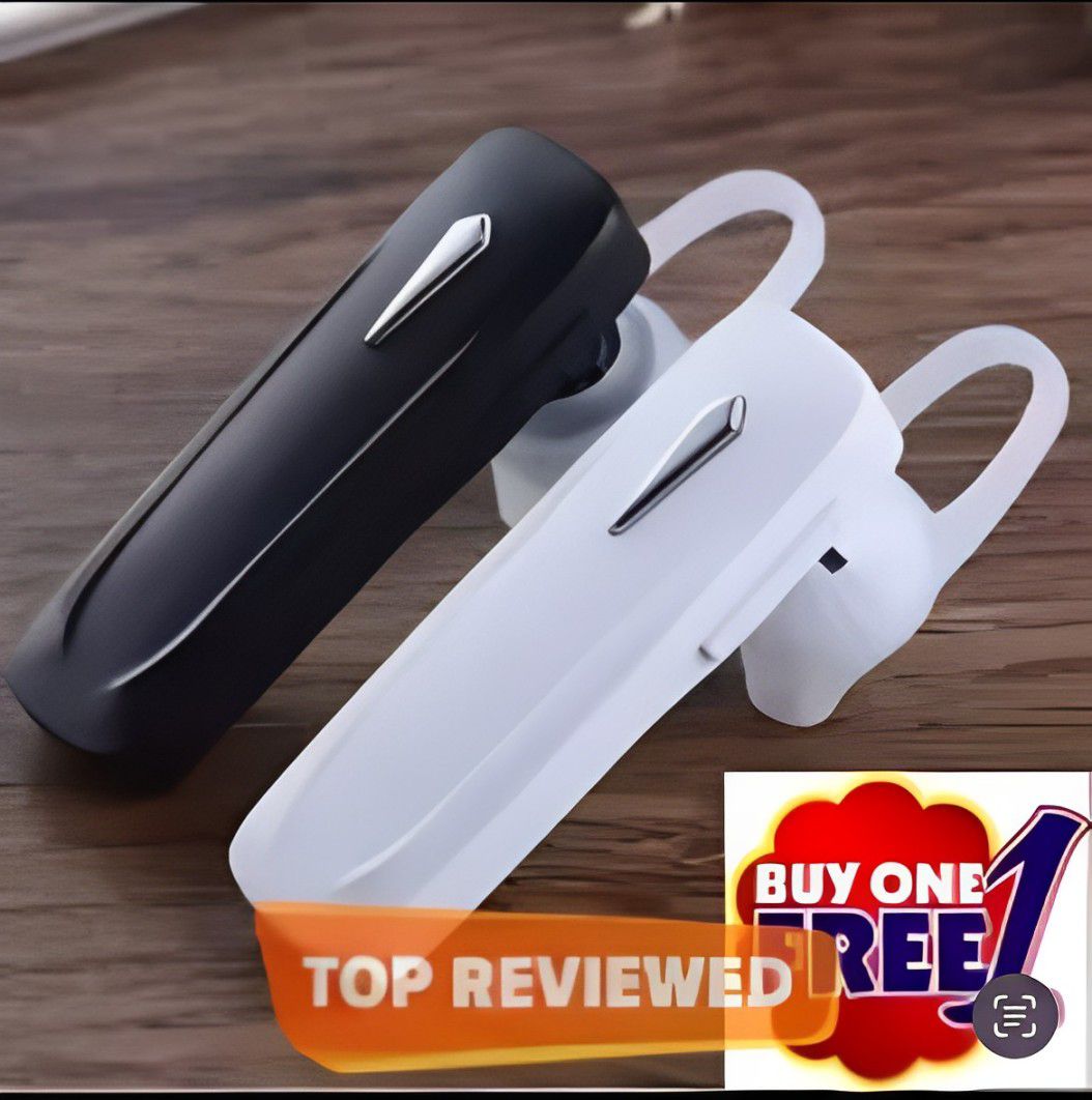(Buy 1 Get 1 Free) M163 FBT Business Design Wireless Single Bluetooth Earphone Headset (Compatible With All Bluetooth Devices).