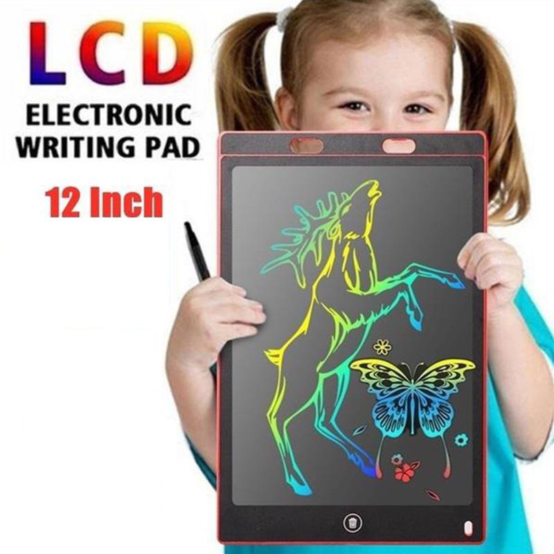 Portable Ewriter Lcd Writing Tablet Kids Drawing Tablet 12 inch LCD Drawing Pad Drawing ...