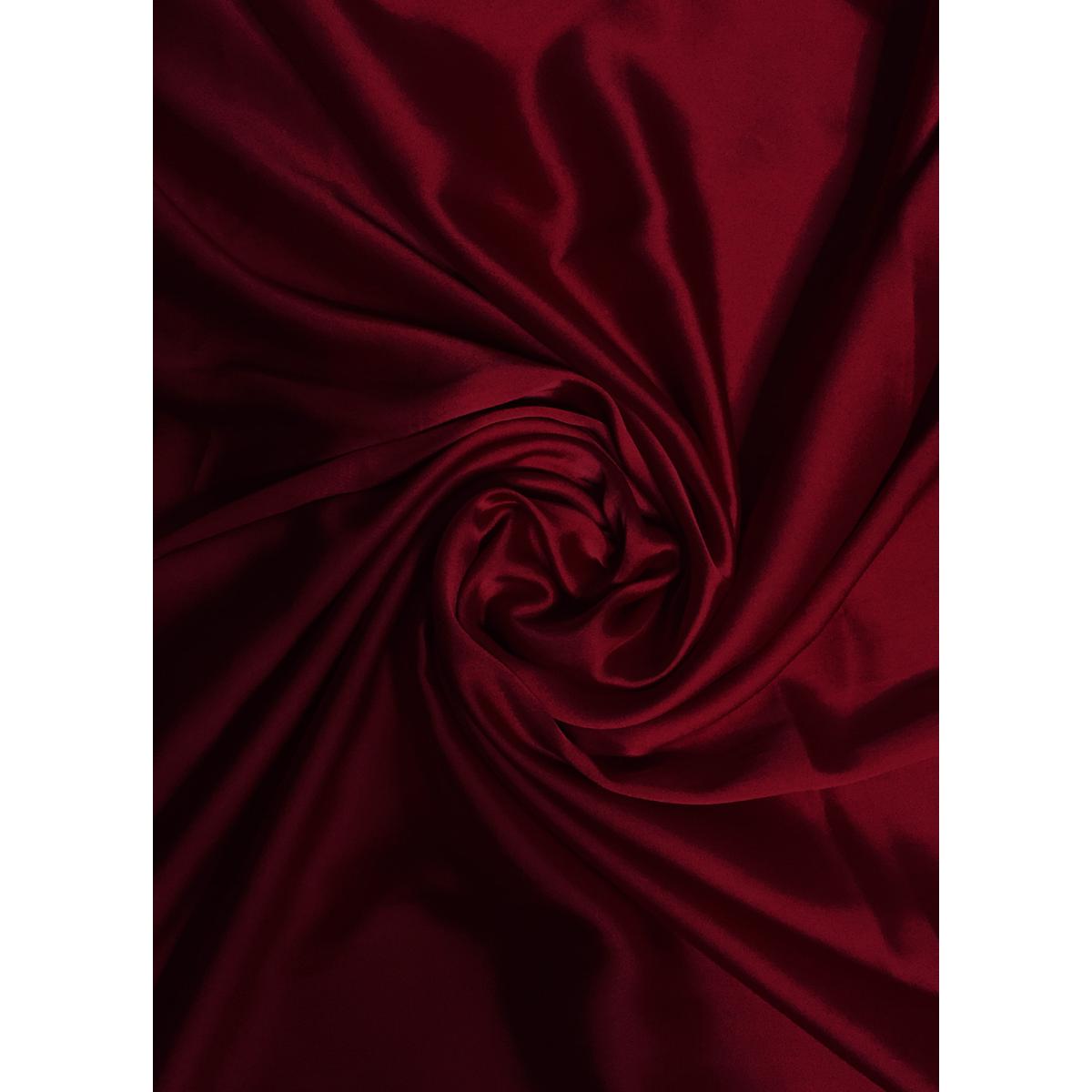 Inayat Arts Plain Shamose Silk in Maroon, Dark Red color used for inners, shirts, blouses, and womens fashion design dresses.
