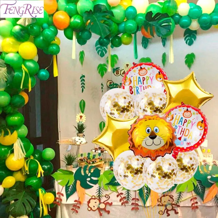 Theme Birthday Decorations Balloon Set- Jungle theme, Party Supplies Pack