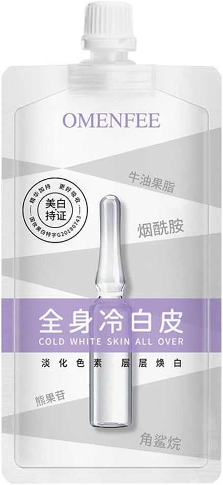 OMENFEE Whitening Body Milk Whole Body Cold White Skin Body Care Cream Niacinamide Body Milk Film Beauty Skin Care Products