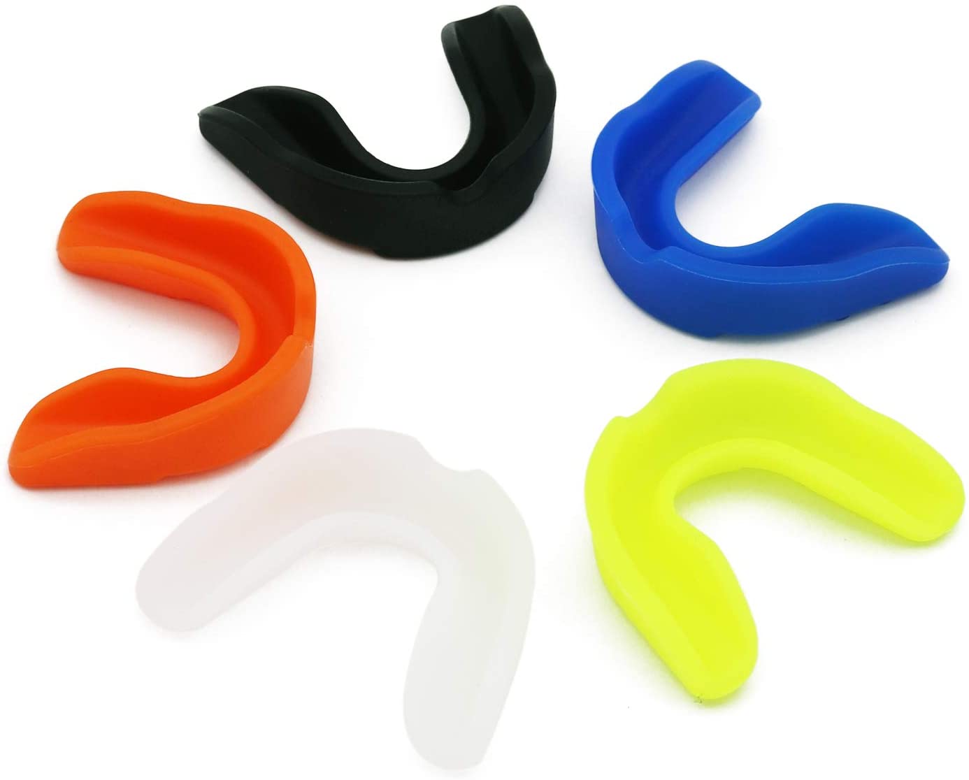 Best Quality Mouth Guards Mouth Protection Boxing MMA Rugby Athletic for Adults (Pack of 5)