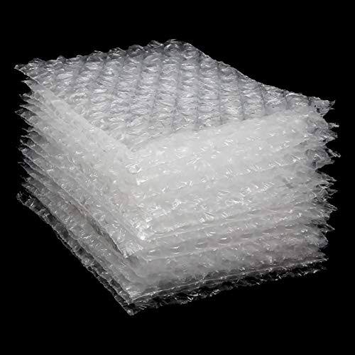 105 PCS Clear Bubble Plastic Packing Pouches – 4.5 X 7 Inches (115x180+30mm), Self Seal