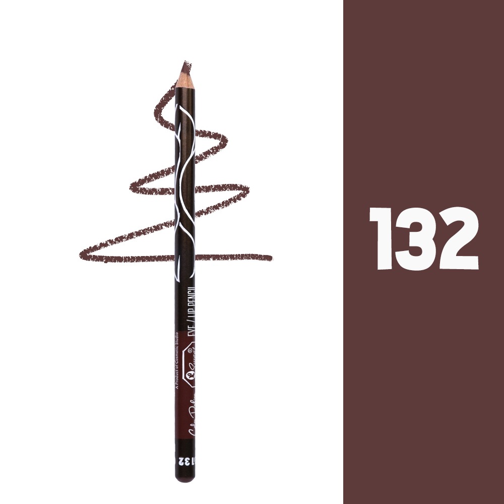 SweetFace Lip N Eye Liner Pencil - Dark Brown (132)- Soft & Creamy Texture