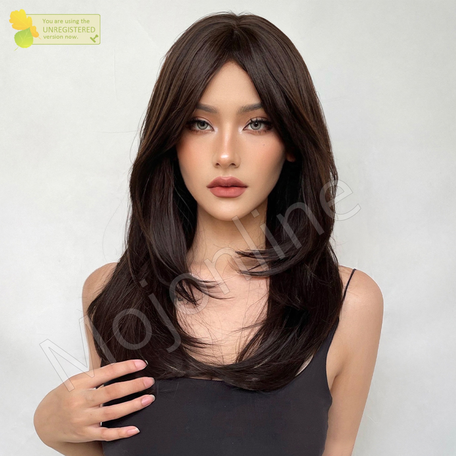 Full Head Wig for Girls | Natural-Looking Free Style Front | Regular Length Synthetic Wig