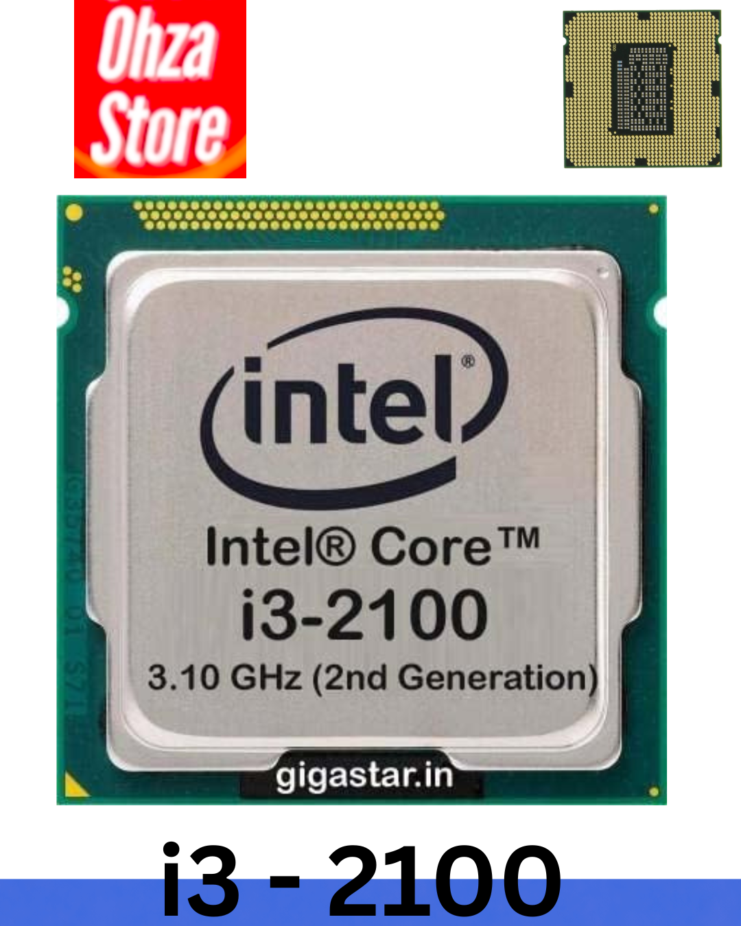 Intel Core i3 2100 Processor 2nd Gen Dual-core LGA 1155 CPU Desktop PC