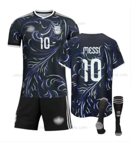 Messi #10 Argentina 2026 World Cup Kids Jersey Set | Football Kit for Boys & Girl