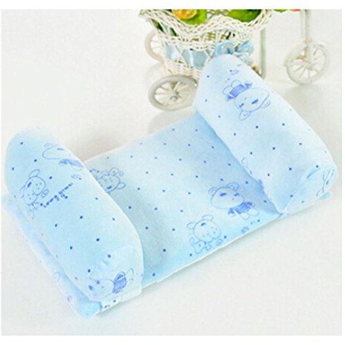 Adjustable Baby Head Shaping Pillow Soft Memory Foam Infant Pillow for Flat Head Prevention, Anti-Roll, Anti-Twist, Neck & Spine Support – Newborn Sleeping Positioner Cushion for Crib, Cot, Bed, Bassinet, Car Seat, Stroller – Breathable & Portable Random