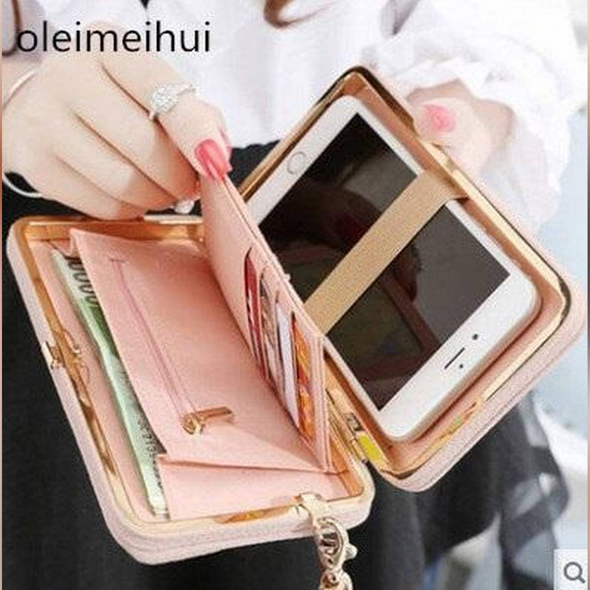 mobile clutch purse