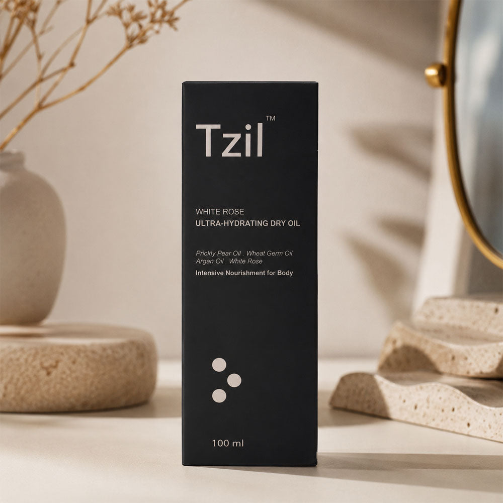 Tzil White Rose Ultra Hydrating Dry Oil | Hair Oil and Serum Care | 100ml