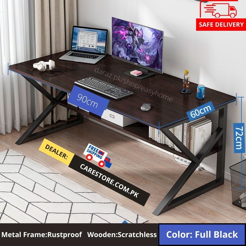 36/48Inch Length Wood Computer Desk PC Laptop Study Table Workstation Home Office Furniture