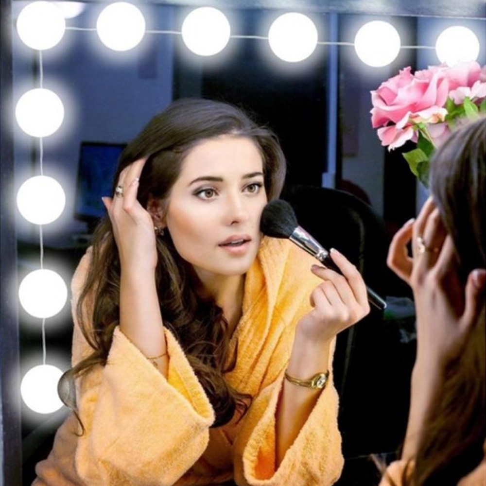 Portable Super Bright Mirror Studio Glow 3 Mode Vanity Led Bulb  White, Off White & Yellow Premium Quality