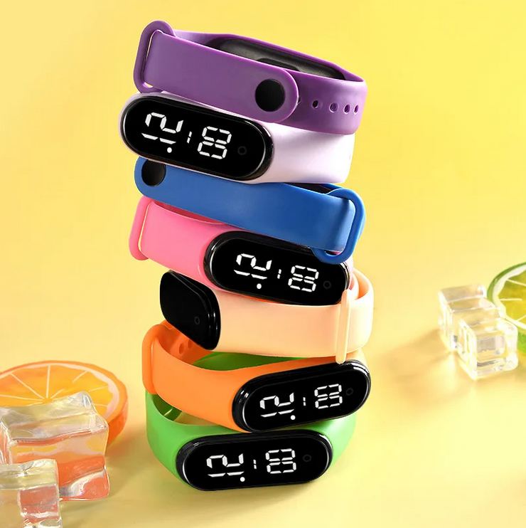 M4 touch Waterproof Sport Led Digital Watch For :Kids / Girls