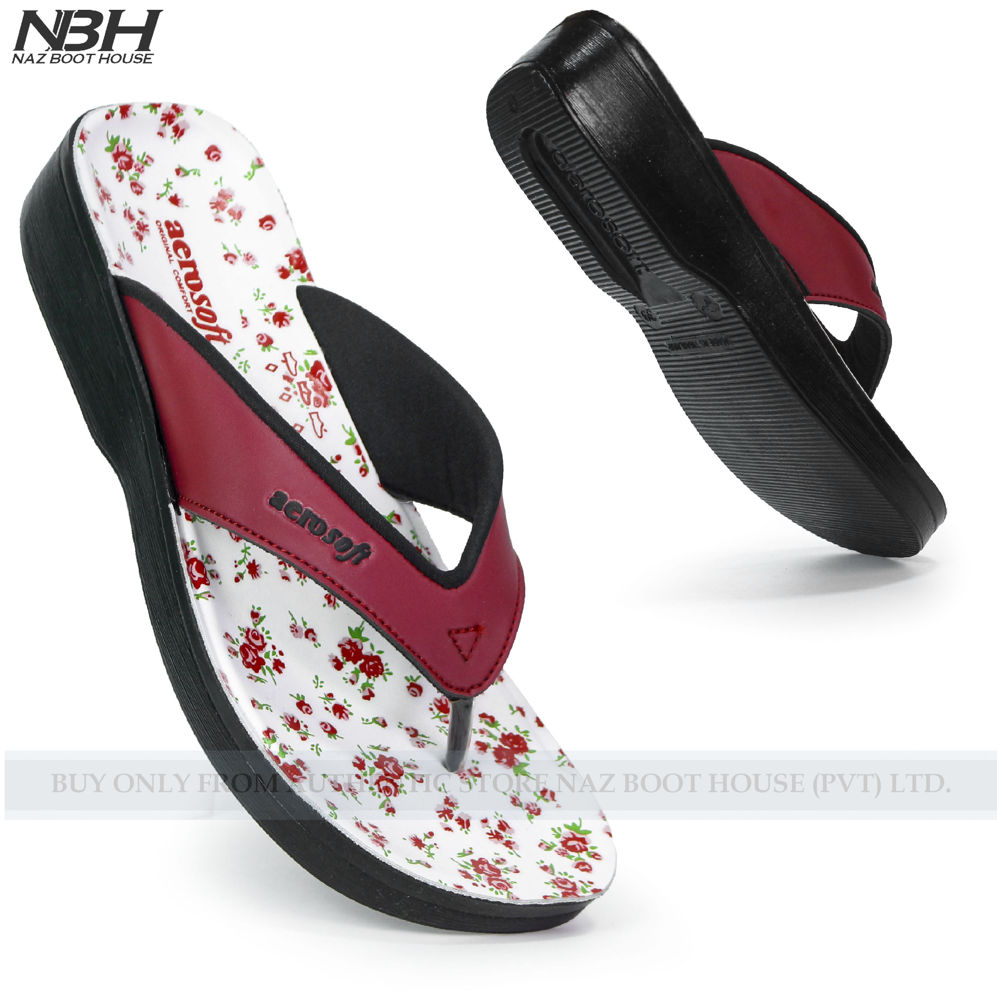 Aerosoft LA-0853 - Medicated Slippers For Women By Aerosoft | Thailand Made Chappal For Girls