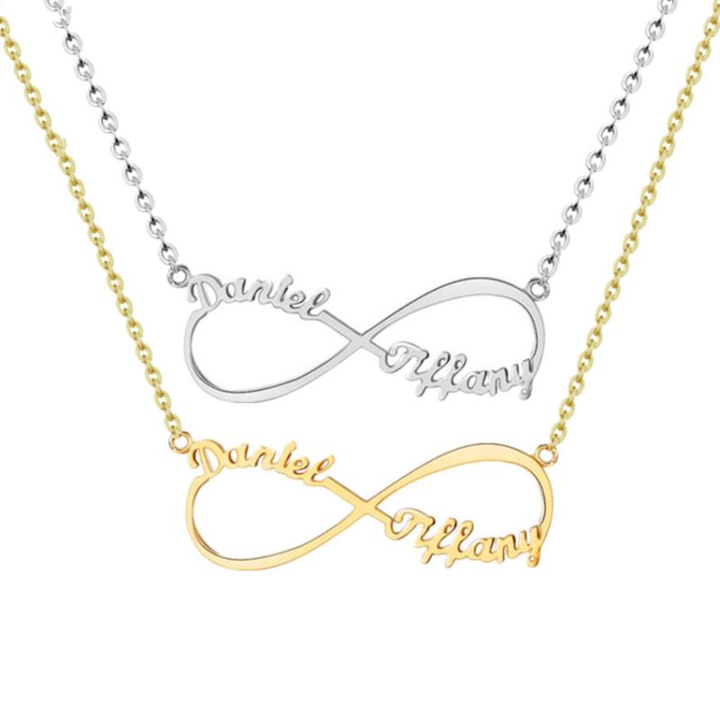 Name Necklace 18K Gold Plated 