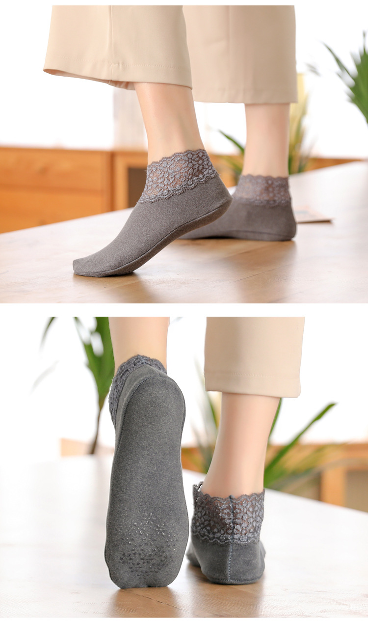 Socks for Women Mid Tube Cotton Wool Blend Breathable Soft and Comfortable