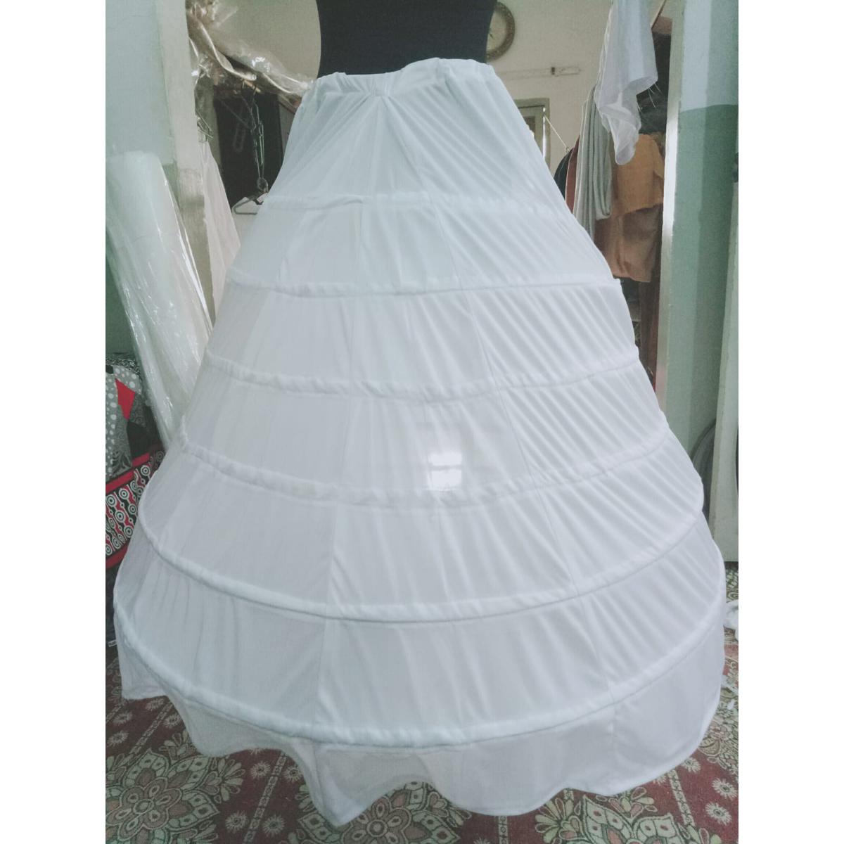 Buy FancyDressWale Women Cancan Skirts White for Heavy Lehanga and Ball Gown  with Hoop and Layer Tulle at Amazon.in