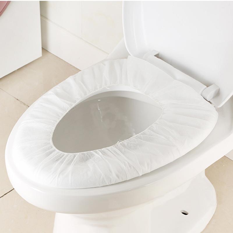 HOME-X Fitted Toilet Seat Covers, Individually Wrapped Disposable - View #8