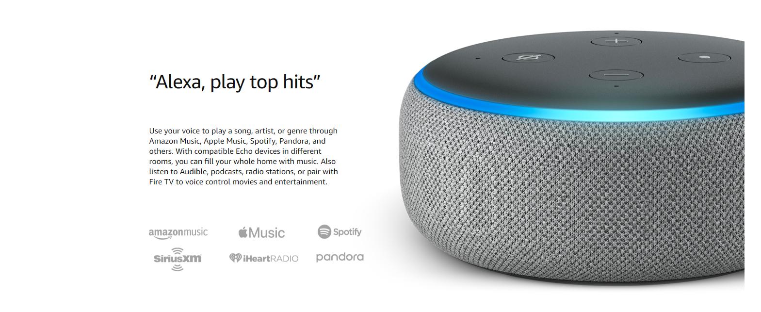 Amazon Echo Dot (3rd Gen) with clock price in Pakistan Telemart