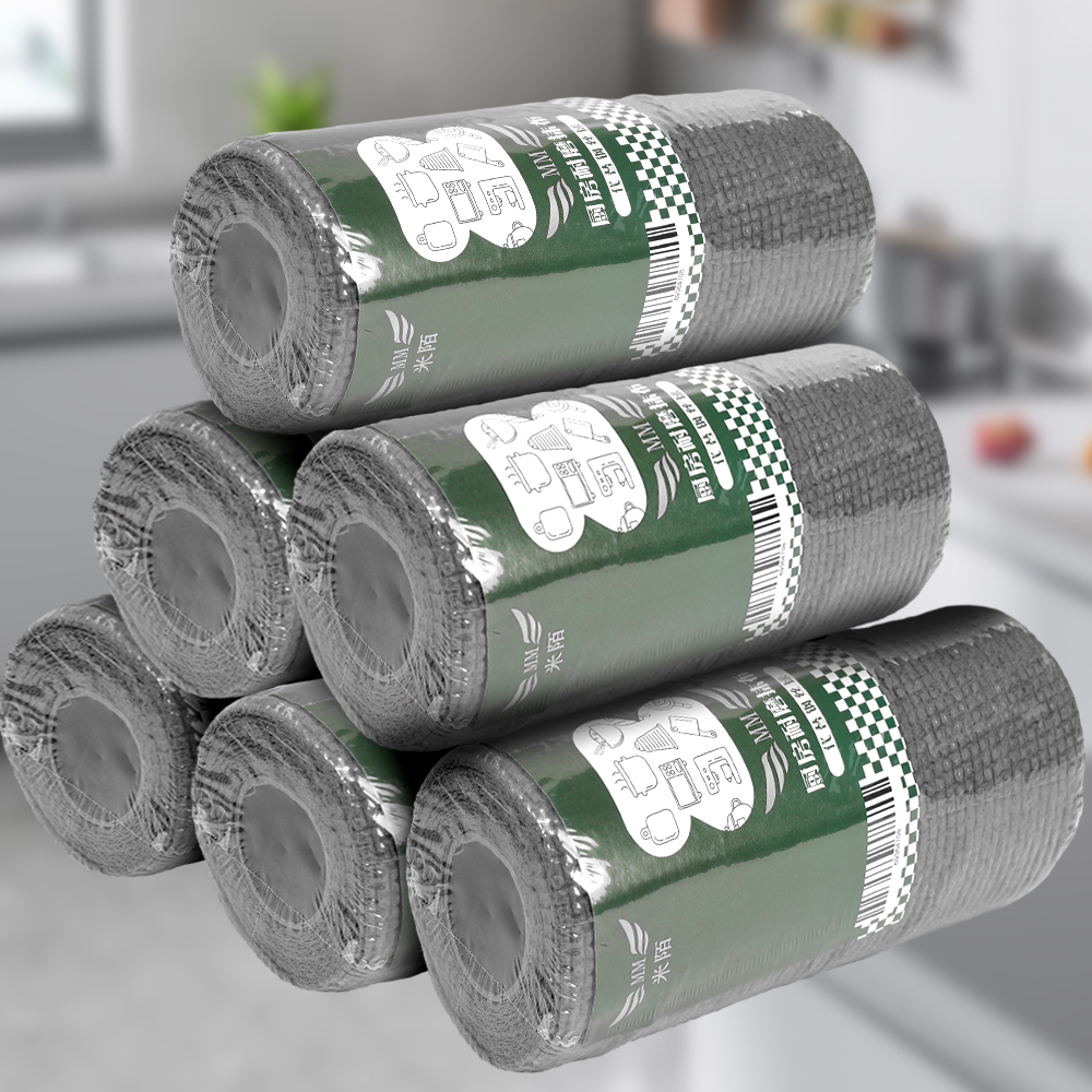 Disposable Non-Woven Dish Cloth Absorbent Paper Towel Kitchen Cleaning Supplies Rag Creative Lazy Rag Disposable Cleaning Cloth